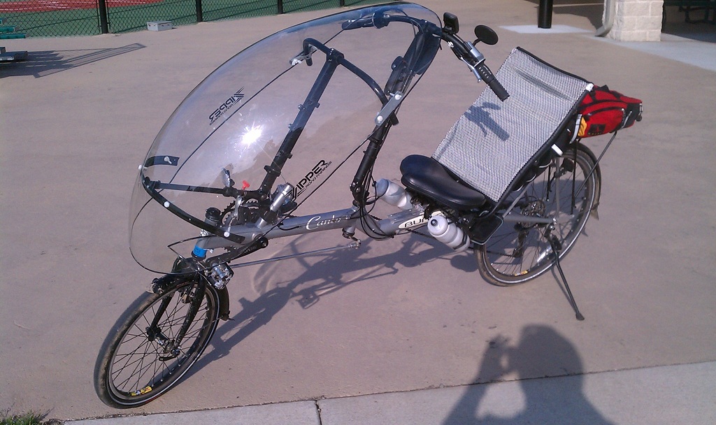 recumbent trike windshield