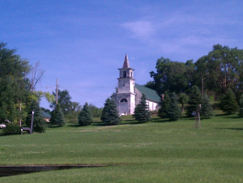 Just thought this was a beautiful example of a country church, many of which we saw along the way.